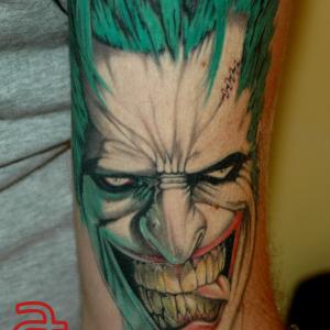 Joker tattoo by Dr.Ink Atkatattoo