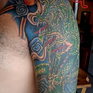 Naga refreshing tattoo by Dr.Ink, Atkatattoo