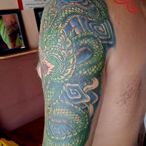 Naga refreshing tattoo by Dr.Ink, Atkatattoo
