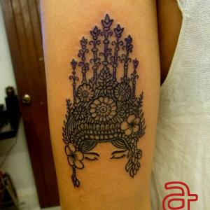 Apsara tattoo by Dr.Ink Atkatattoo