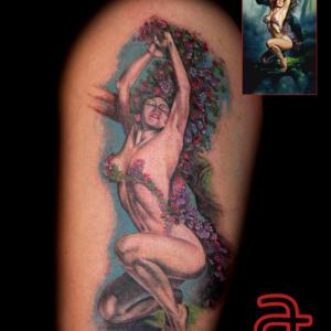 Earth goddess tattoo by Dr.Ink Atkatattoo