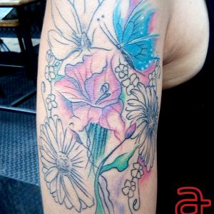 Flowers  tattoo by Dr.Ink Atkatattoo