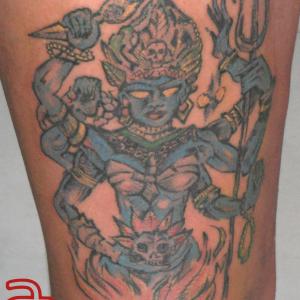 Goddess Kali tattoo by Dr.Ink Atkatattoo