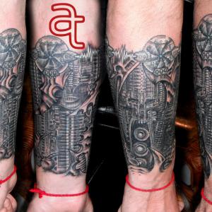 Giger tattoo by Dr.Ink Atkatattoo