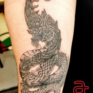 Naga tattoo by Dr.Ink, Atkatattoo