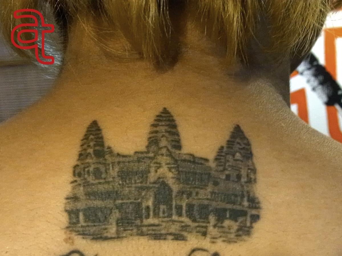 Angkor Wat tattoo by Dr.Ink Atkatattoo
