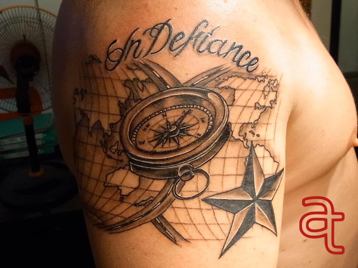 In defiance tattoo by Dr.Ink Atkatattoo