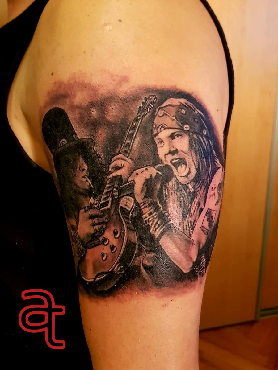 Guns N' Roses tattoo by Dr.Ink Atkatattoo
