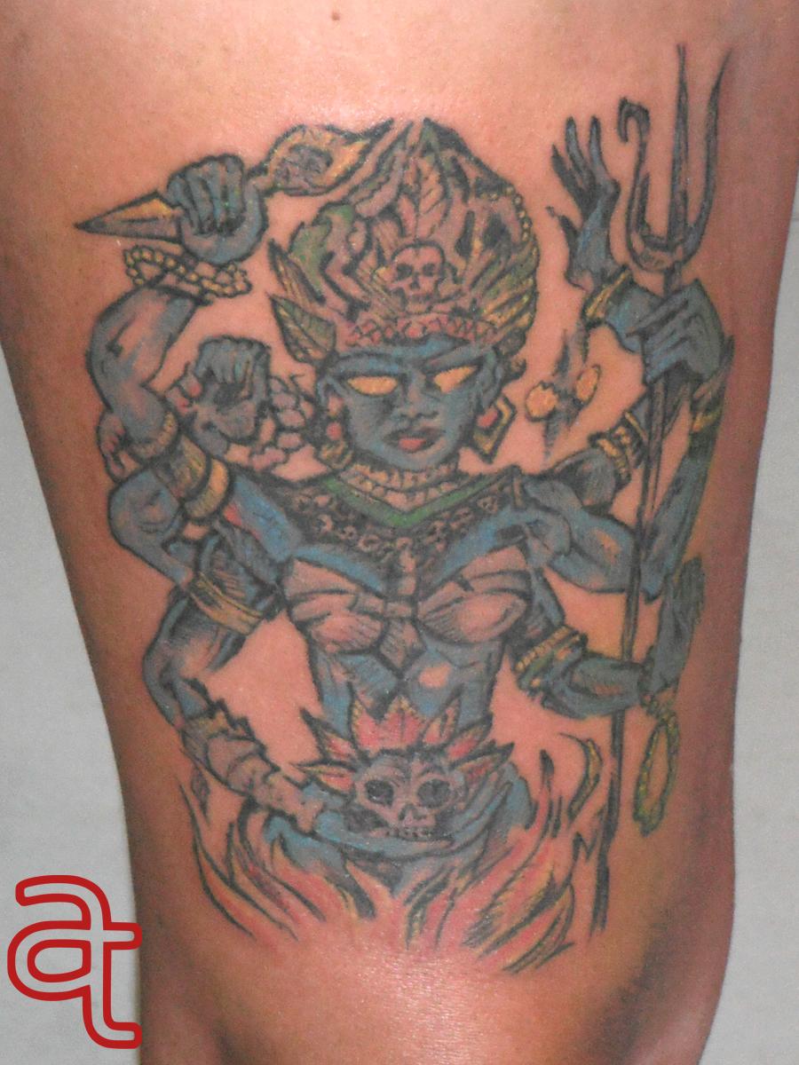 Goddess Kali tattoo by Dr.Ink Atkatattoo