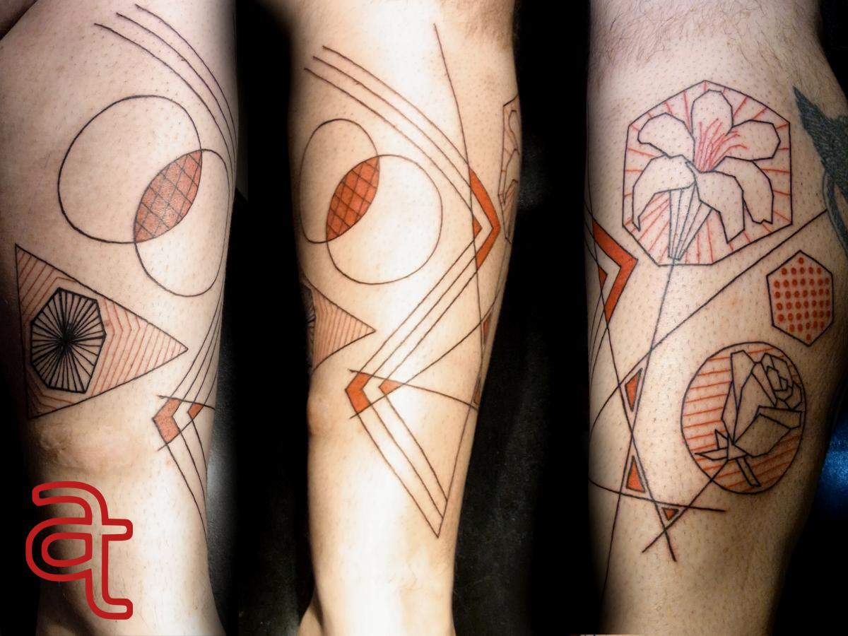 Lines tattoo by Dr.Ink Atkatattoo