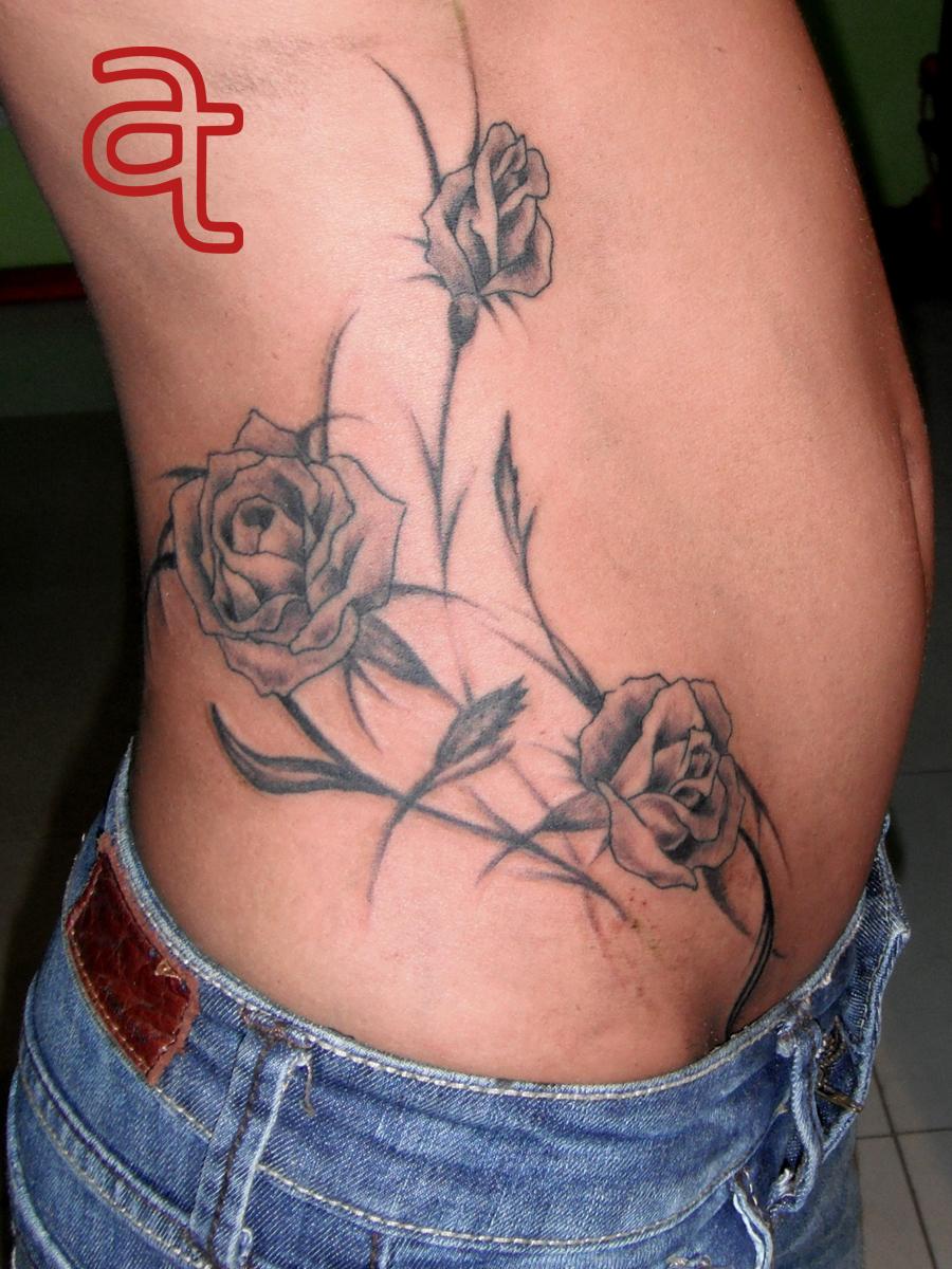 Roses tattoo by Dr.Ink Atkatattoo