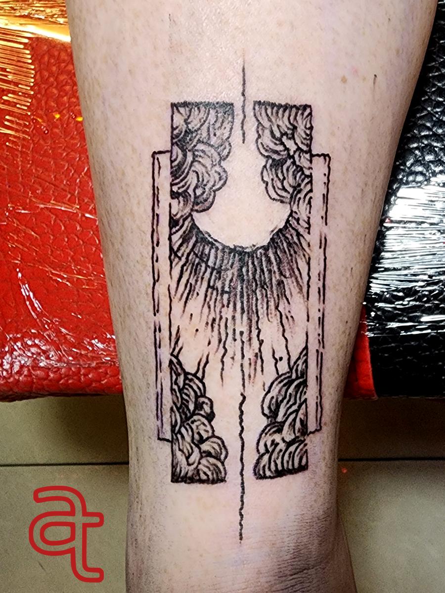 Sun tattoo by Dr.Ink Atkatattoo
